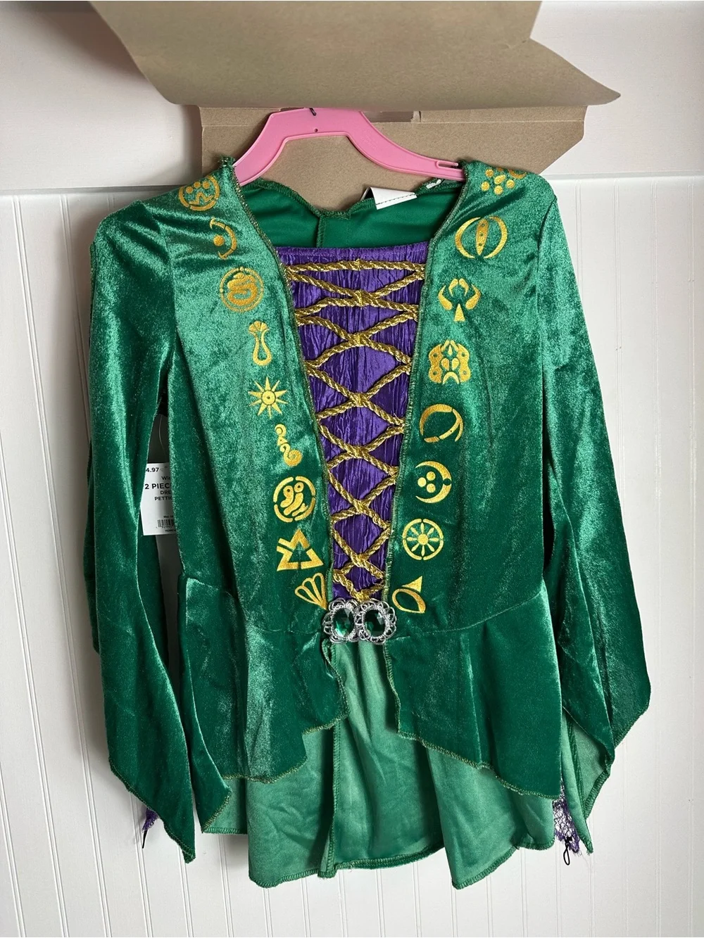 Hocus Pocus Winifred Green Girls Costume - L (10-12)